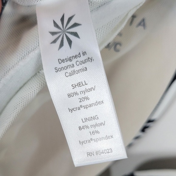 Athleta Zebra Print Bikini Top Size 34 B/C Animal Print Swimwear - Picture 5 of 5